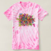 Psychedelische explosie t-shirt (Design voorkant)