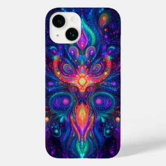 Psychedelische fractale telefoonhoes Case-Mate iPhone 14 hoesje