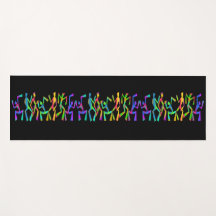 Psychedelische Funky Dancers Yoga Mat