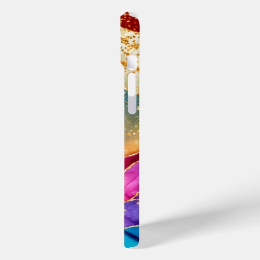 Psychedelische golven van kleur Case-Mate iPhone case (Achterkant / Links)