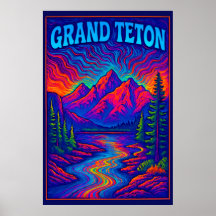 Psychedelische Grand Teton