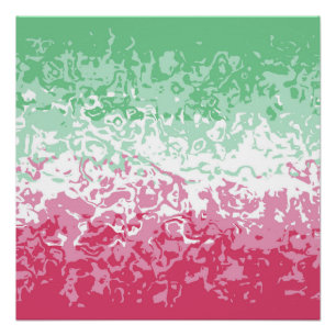 Psychedelische Groovy Abstract Abrosexuele Pride-v Perfect Poster