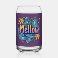 Psychedelische Groovy "Mellow" Retro Hippie Art
