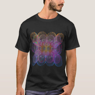 psychedelische hartkunst t-shirt