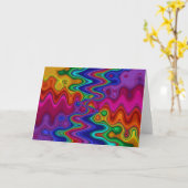 Psychedelische Kaart (Gele Bloem)