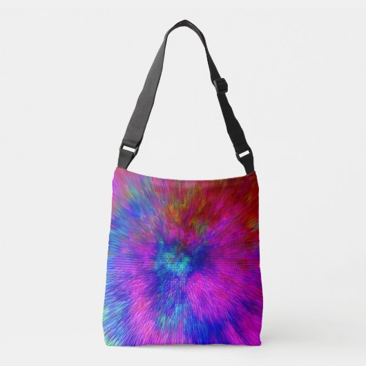 Psychedelische Kersplash...... Crossbody Tas (Voorkant)