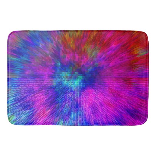 Psychedelische Kerssplash...... Badmat (Voorkant)