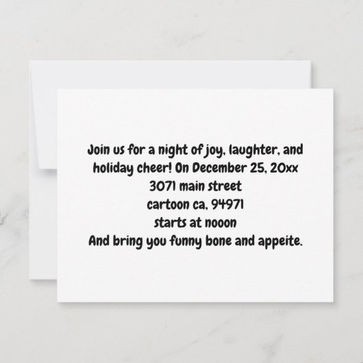 Psychedelische kleuren Santa Riding Snowmobile Par Kaart (Achterkant)