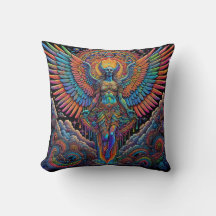 Psychedelische Kleurrijke Engel Kunst