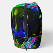 Psychedelische Konijnendraak in Neon Fantasy Toilettasje (Rechts)