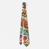 Psychedelische kravate stropdas (Achterkant)