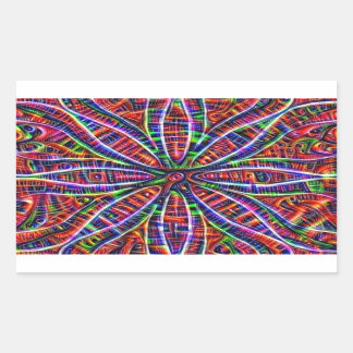 Psychedelische lotus Sticker