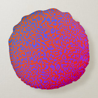 Psychedelische Luipaard Rond Kussen
