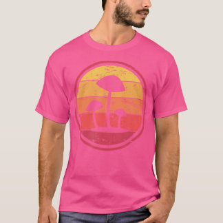 Psychedelische Magische Paddenstoelen  Retro Vinta T-shirt