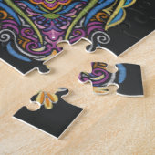 Psychedelische Mandala Legpuzzel (Zijkant)
