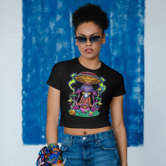 Psychedelische meditatie t-shirt