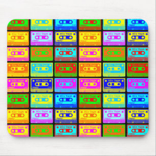 Psychedelische Mix Tape Pop Muismat