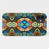 PSYCHEDELISCHE MODERNE ELEGANTE JAPANSE STIJL Case-Mate iPhone CASE (Achterkant (horizontaal))