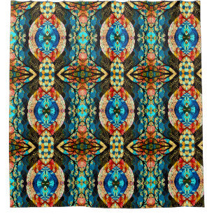 PSYCHEDELISCHE MODERNE ELEGANTE JAPANSE STIJL DOUCHEGORDIJN