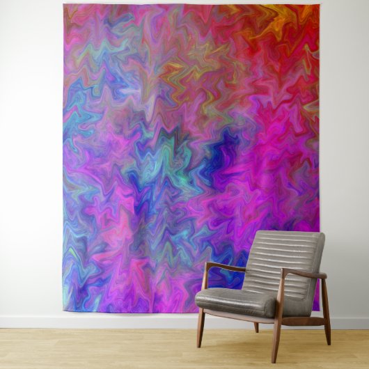 Psychedelische momenten. wandkleed (In situ)