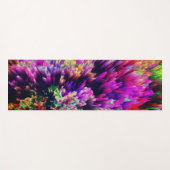 Psychedelische Multicolor Abstract Zee van Kleur Yogamat (Voorkant (horizontaal))