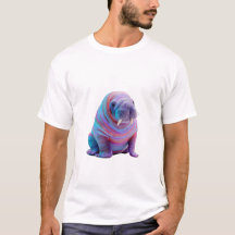 Psychedelische Neon Galactische Walrusmannen