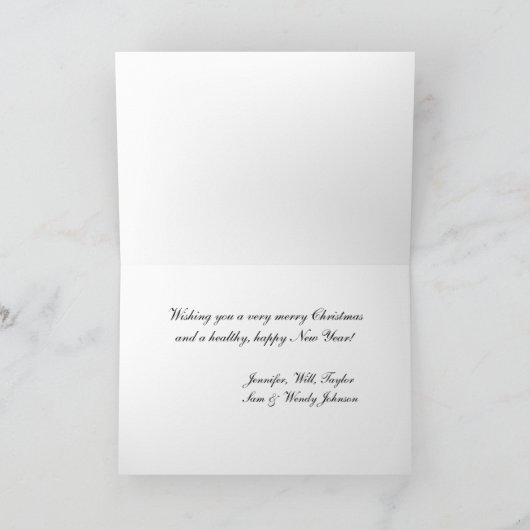 Psychedelische NYC: ESB Wide Skyline Uitzichten Feestdagen Kaart (Binnen)