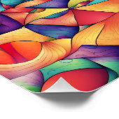 Psychedelische Oceaan Perfect Poster (Hoek)