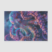 Psychedelische Octopus Decoupage Tissuepapier (Voorkant)