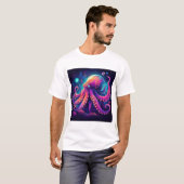 Psychedelische Octopus T-shirt (Voorkant volledig)