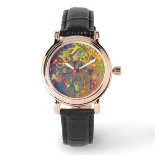 Psychedelische oliën horloge
