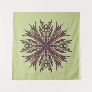 Psychedelische Oog Plant - Surreal Botanisch Manda Wandkleed
