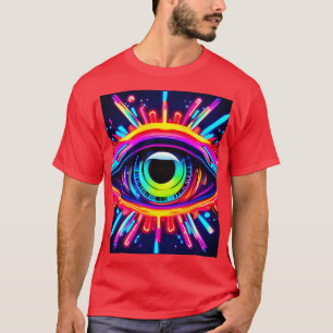 Psychedelische Oog van het Universum Kunst T-shirt