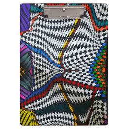 Psychedelische optische illusie klembord