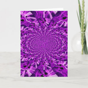Psychedelische Paars Kaart