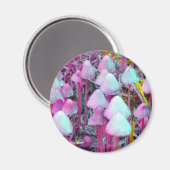 Psychedelische paddenstoelen magneet (Voorkant / Achterkant)