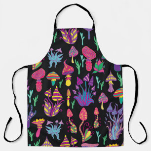 Psychedelische paddenstoelen Rainbow Colors Patroo Schort