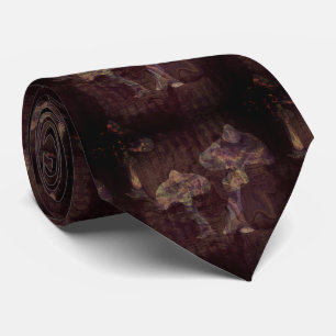 Psychedelische paddenstoelen stropdas