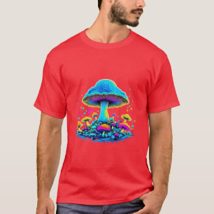 Psychedelische paddenstoelen t-shirt