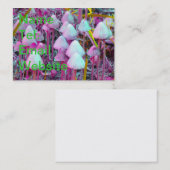 Psychedelische paddenstoelen visitekaartje (Voorkant / Achterkant)