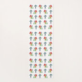 Psychedelische paddenstoelen Yoga Mat (Achterkant)