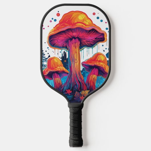 Psychedelische paddestoelen Pickleball Paddle (Voorkant)
