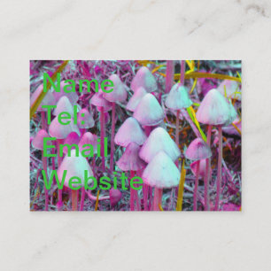 Psychedelische Paddestoelen Visitekaartje