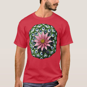 Psychedelische Peyote Cactus T-shirt