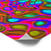 Psychedelische plons poster (Hoek)