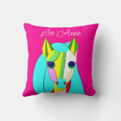 Psychedelische Pony dromen Kussen (Achterkant)