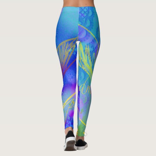 psychedelische prana leggings (Achterkant)