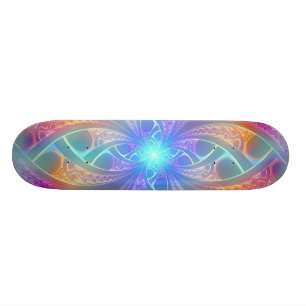 Psychedelische Regenboog Wervelingen Fractal Patro Skateboard