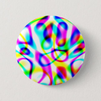 Psychedelische Reis Snaar Ronde Button 5,7 Cm