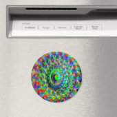 Psychedelische ruimteschip..... magneet (Insitu (Vaatwasser))